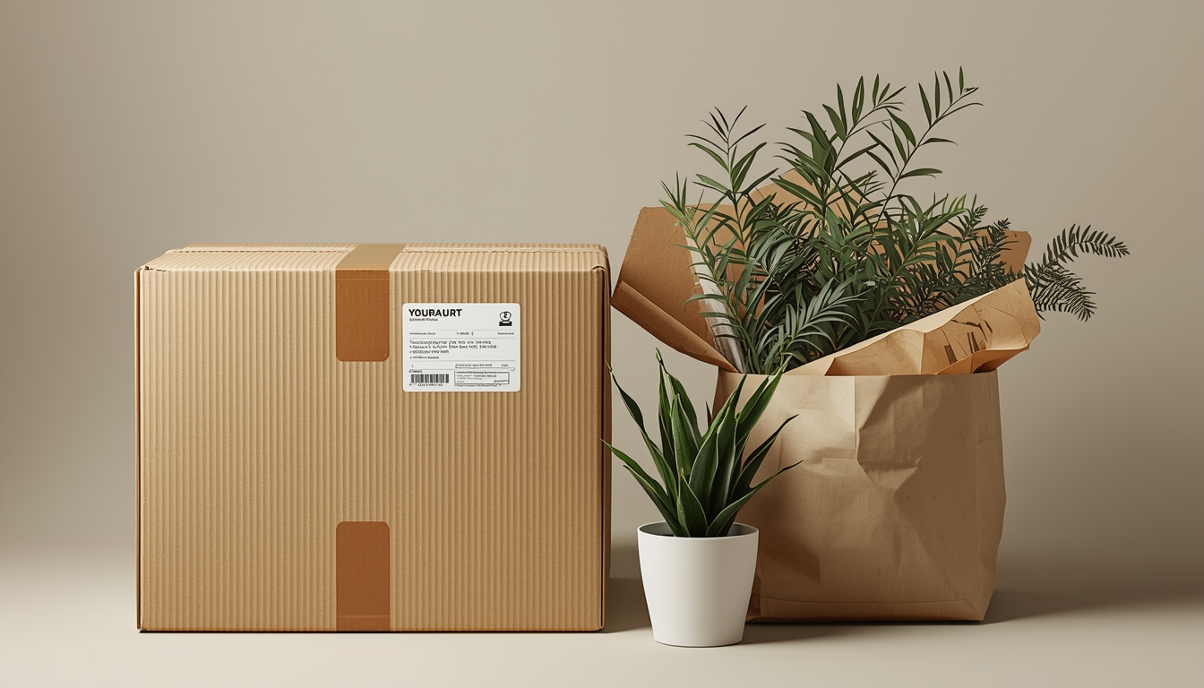 Secure plant delivery packaging from Waxshopshop